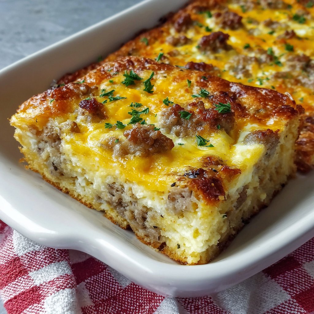 Easy Sausage and Egg Breakfast Casserole