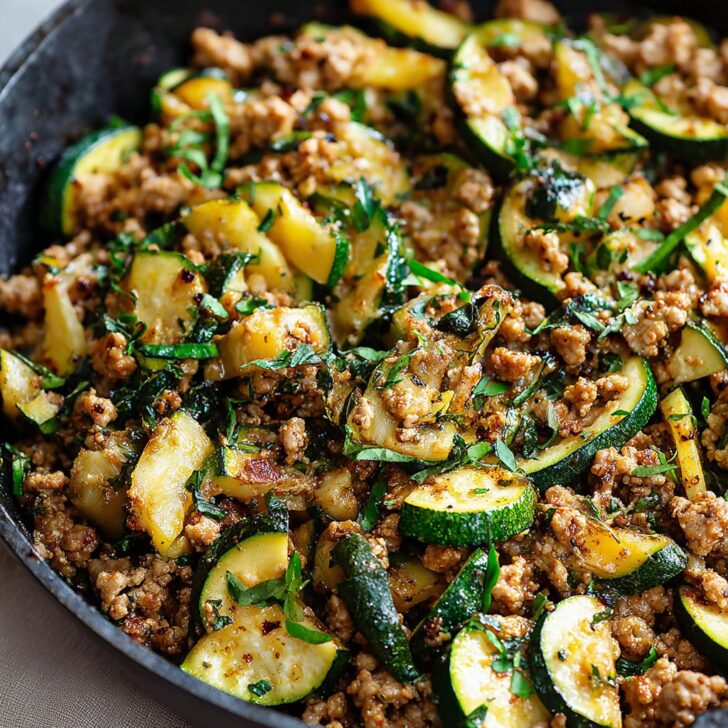 Ground Turkey and Zucchini Skillet: My Go-To Easy Dinner
