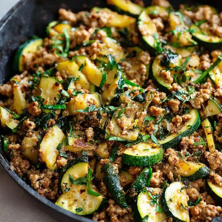 Ground Turkey and Zucchini Skillet: My Go-To Easy Dinner