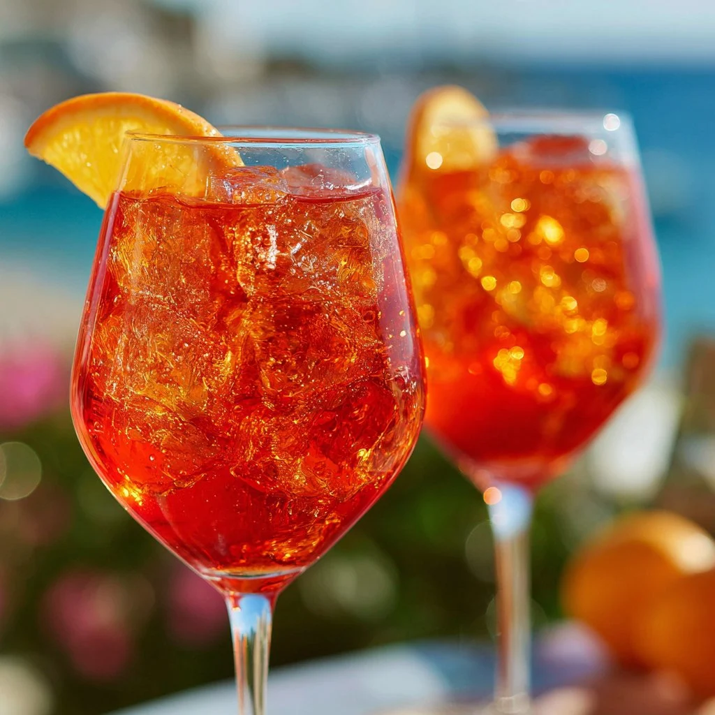Aperol Spritz Pops