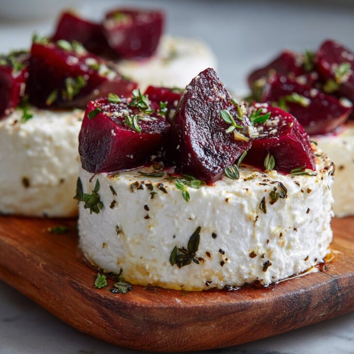 Yogurt Cheese with Roasted Beets & Feta: My Tangy, Colorful Favorite