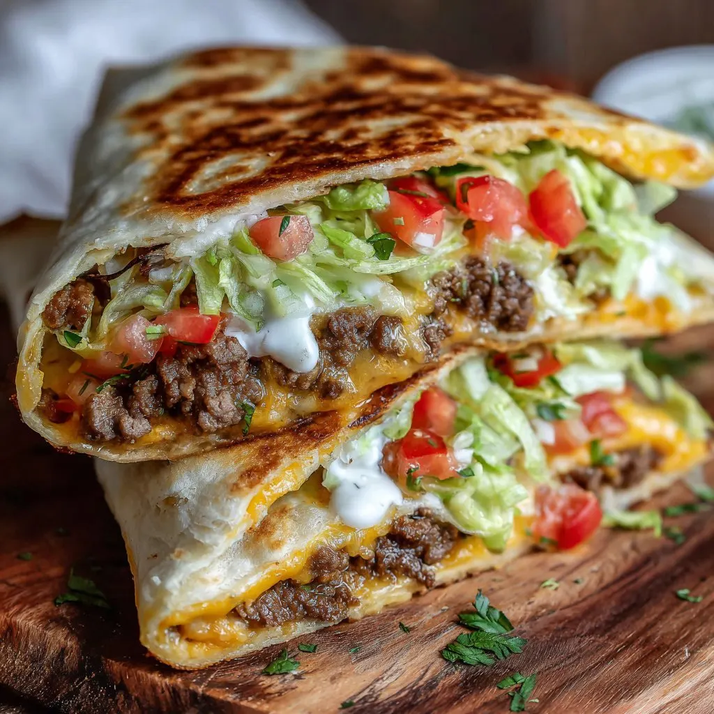 Homemade Crunch Wrap Supreme