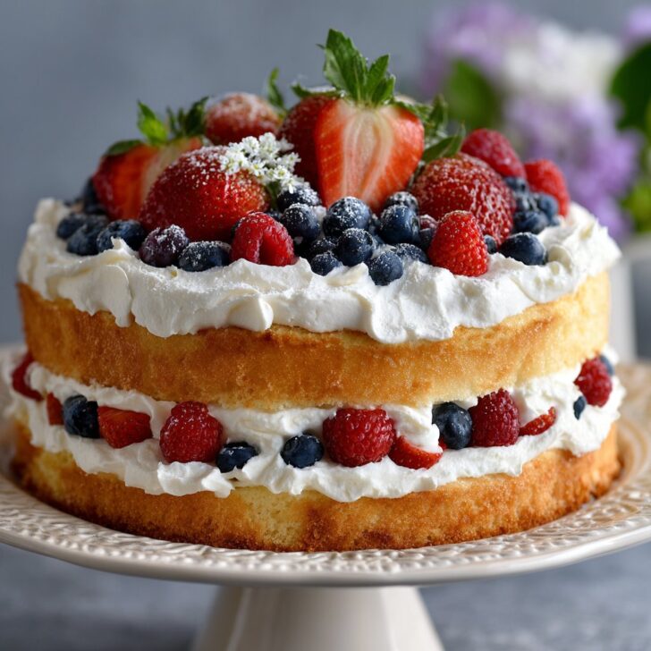 Fresh Berry Chantilly Layer Cake: My Real Kitchen Story