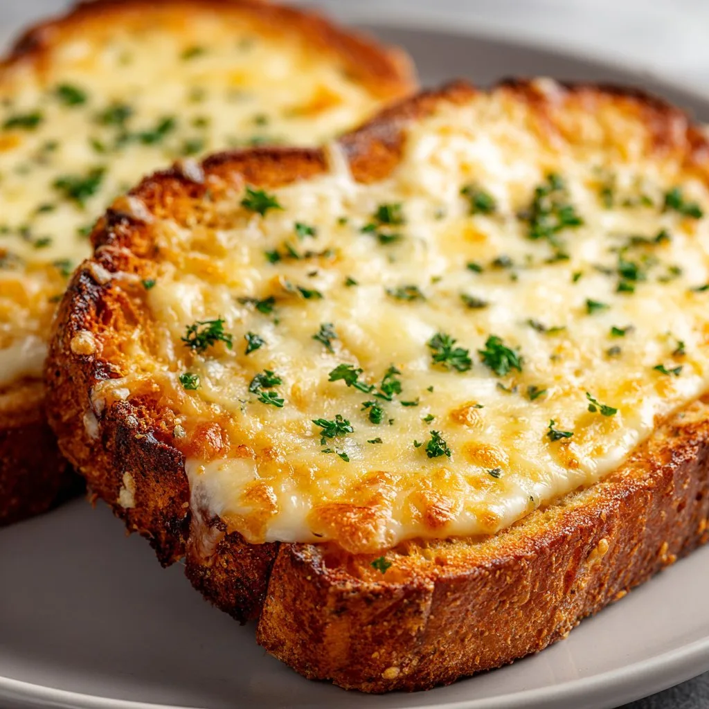Texas Toast with Melted Cheese