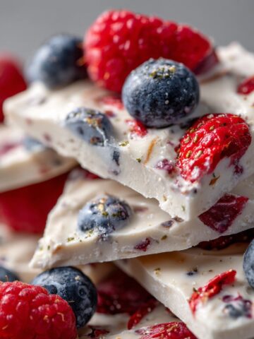 Frozen Yogurt Bark with Berries: My Go-To Summer Snack