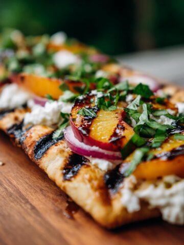 Grilled Peach and Burrata Flatbread: My Go-To Summer Recipe