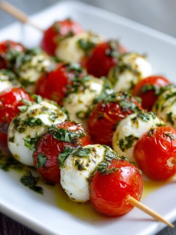 Tomato Basil Mozzarella Skewers: My Go-To Easy Appetizer
