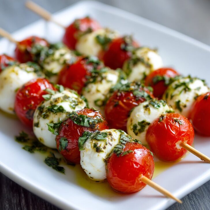 Tomato Basil Mozzarella Skewers: My Go-To Easy Appetizer