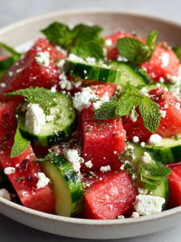 Watermelon Feta Mint Salad: My Go-To Summer Side Story