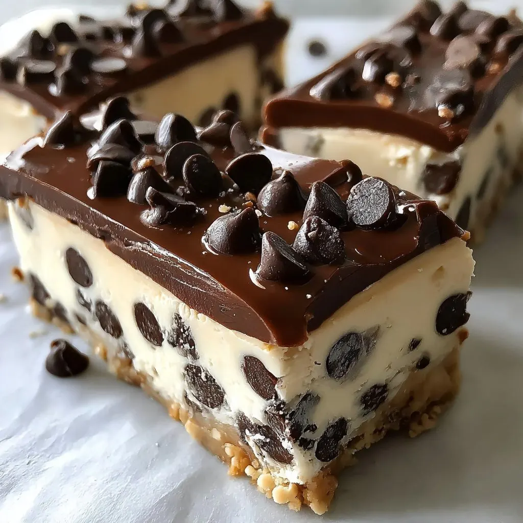 Chocolate Chip Cheesecake Bars