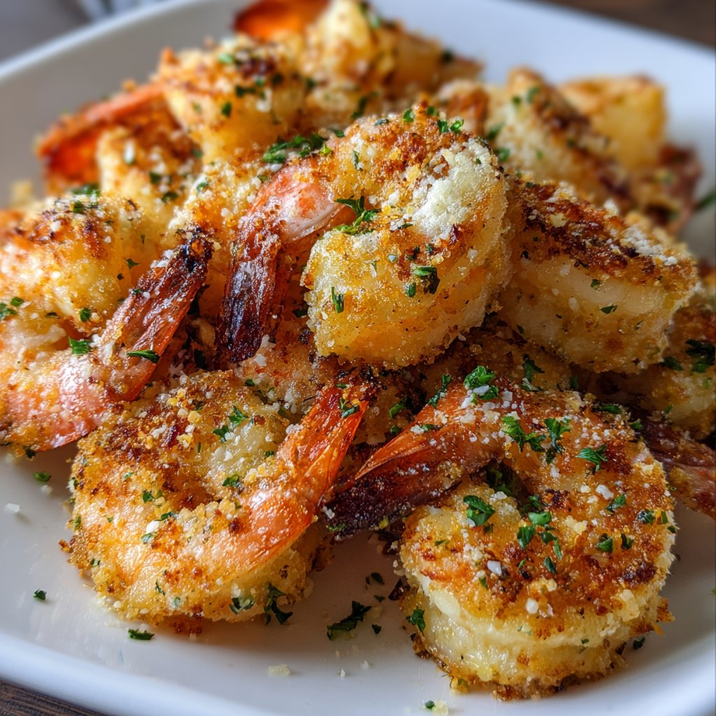 Air Fryer Garlic Parmesan Shrimp: Easy, Delicious Recipe