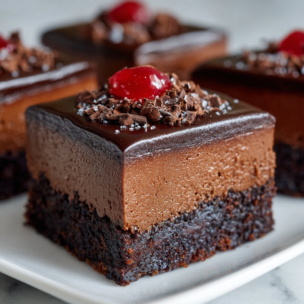 Easy Chocolate Mousse Brownies