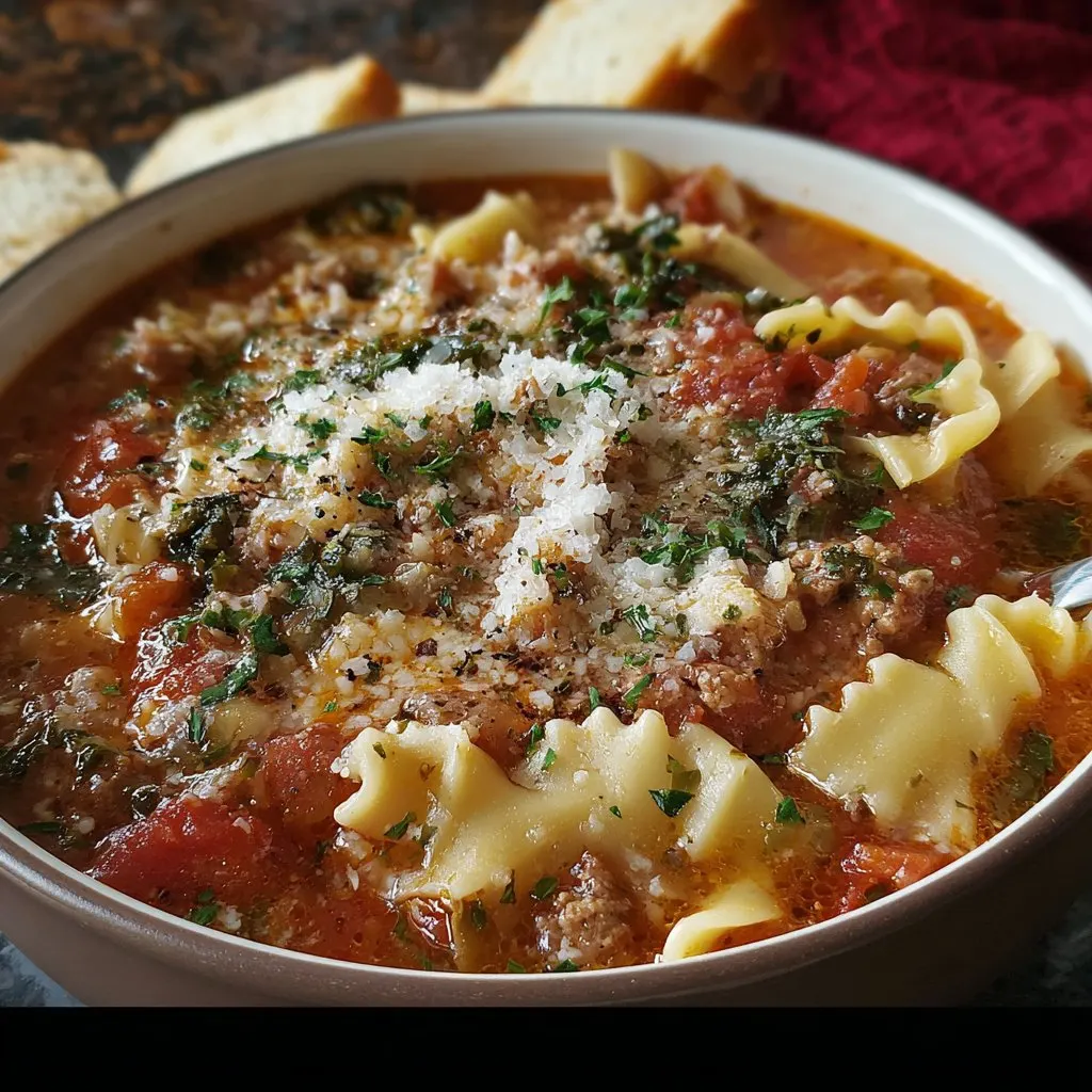 Gluten Free Lasagna Soup