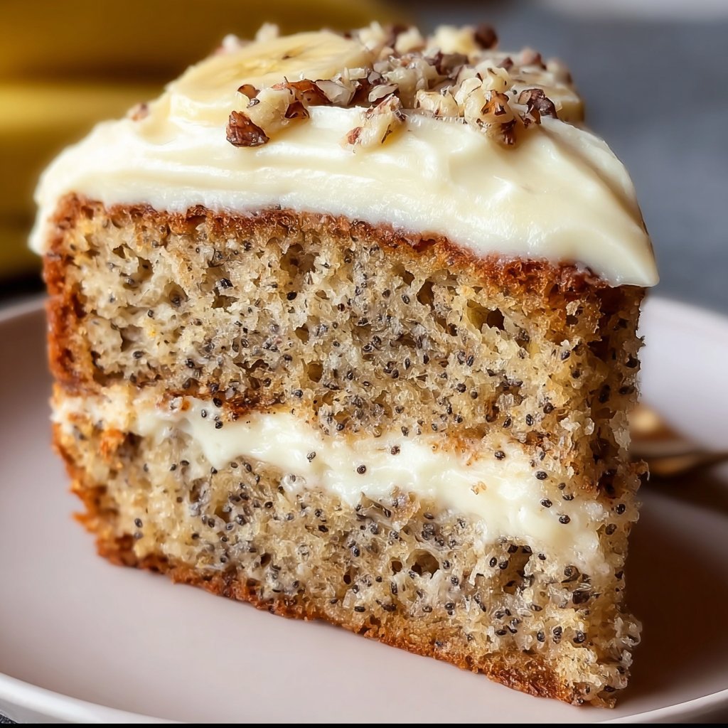 Banana Bread Cake with Cream Cheese Frosting