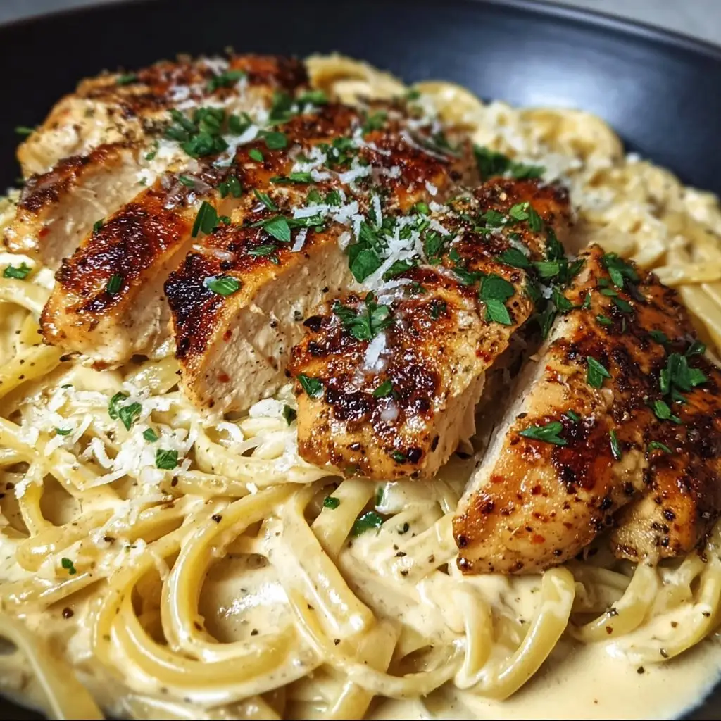 Spicy Cajun Chicken Linguine in Creamy Garlic Parmesan Sauce – My Go-To Weeknight Pasta Spicy Cajun Chicken Linguine in Creamy Garlic Parmesan Sauce
