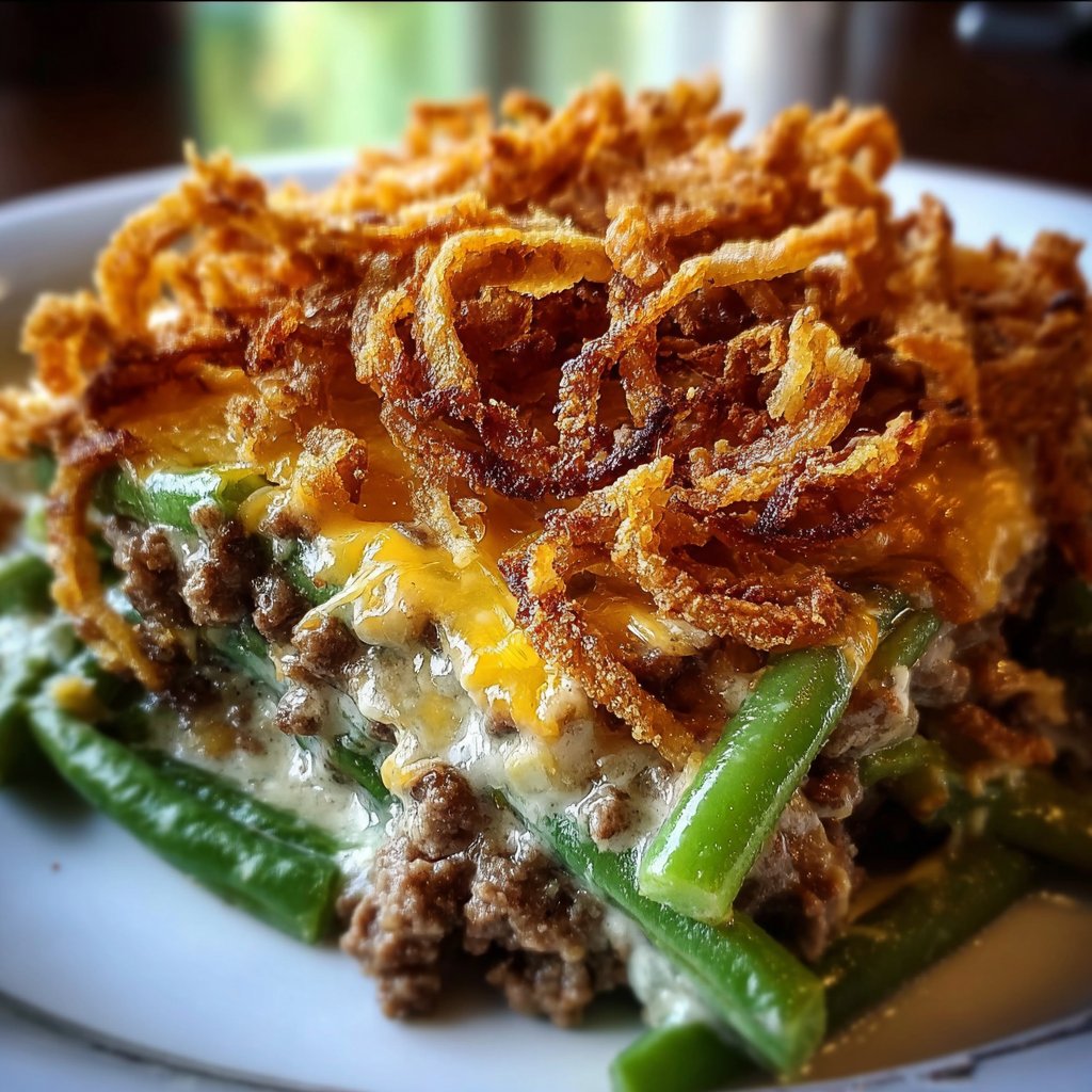 Hamburger Green Bean Casserole