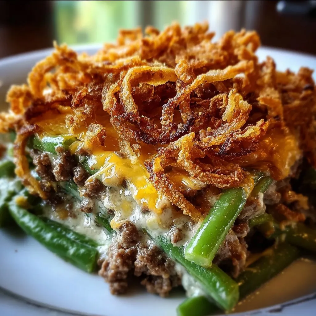 Hamburger Green Bean Casserole: My Go-To Cozy Dinner Hamburger Green Bean Casserole