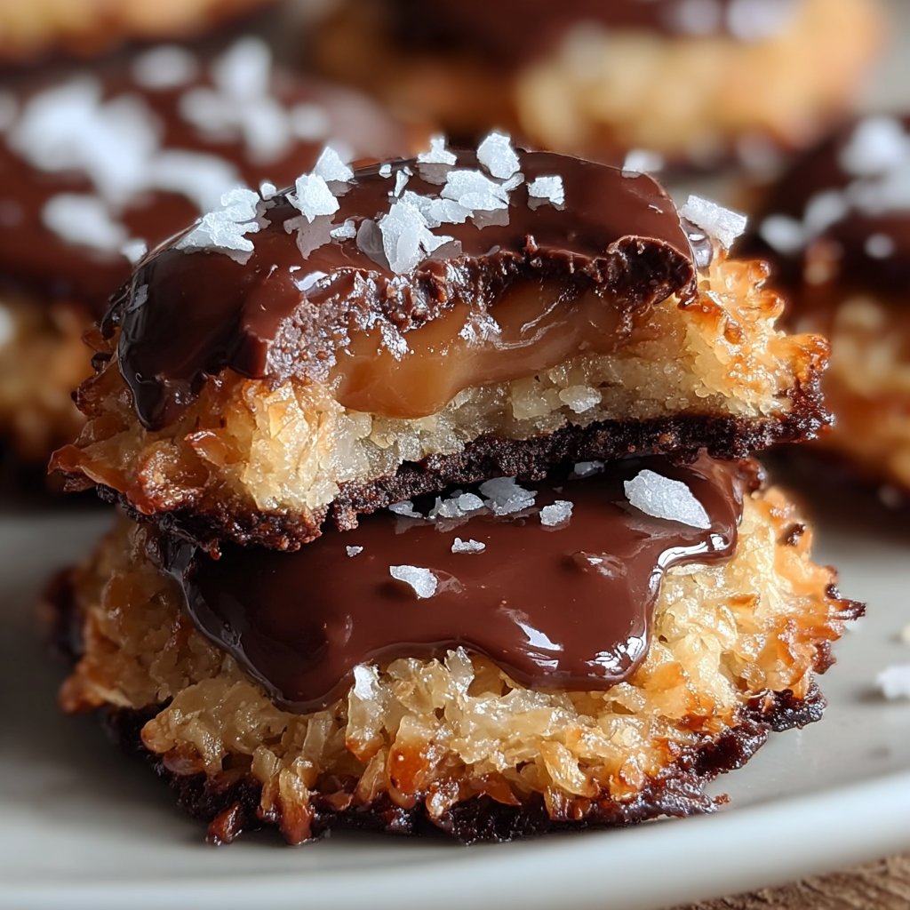 Homemade Samoas Cookies