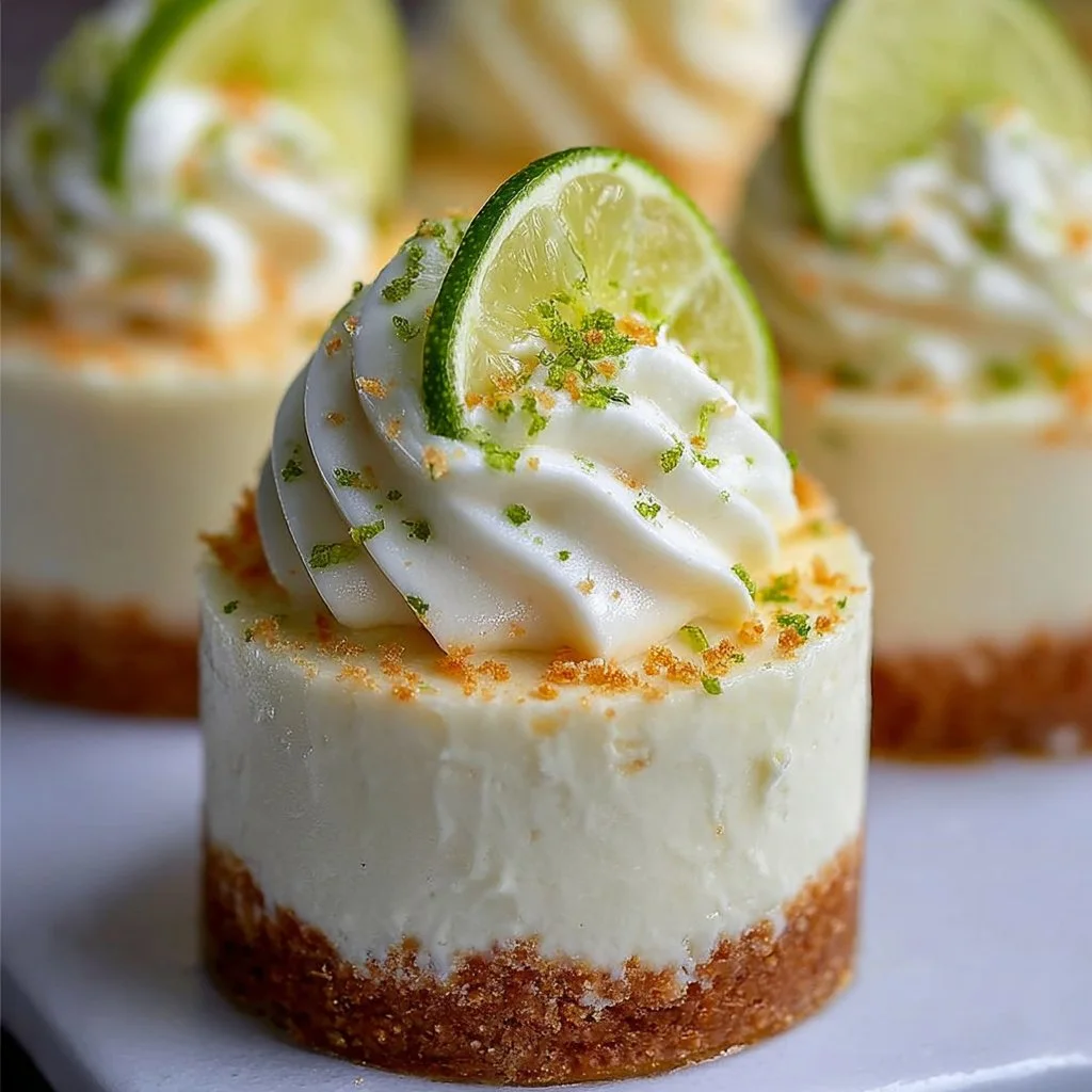 SUMMER MINI KEY LIME CHEESECAKES