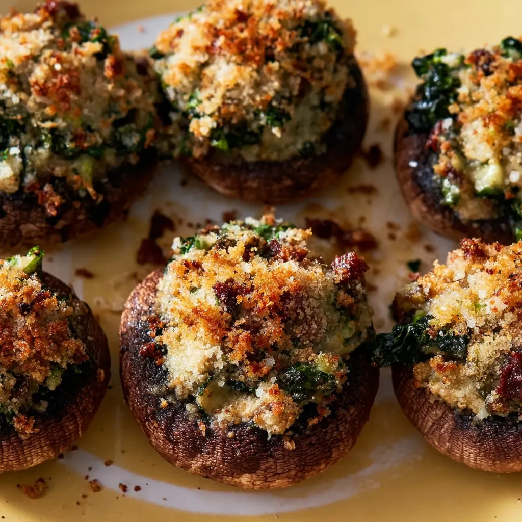 Air Fryer Tuscan Stuffed Mushrooms: My Go-To Party Appetizer Air Fryer Tuscan Stuffed Mushrooms