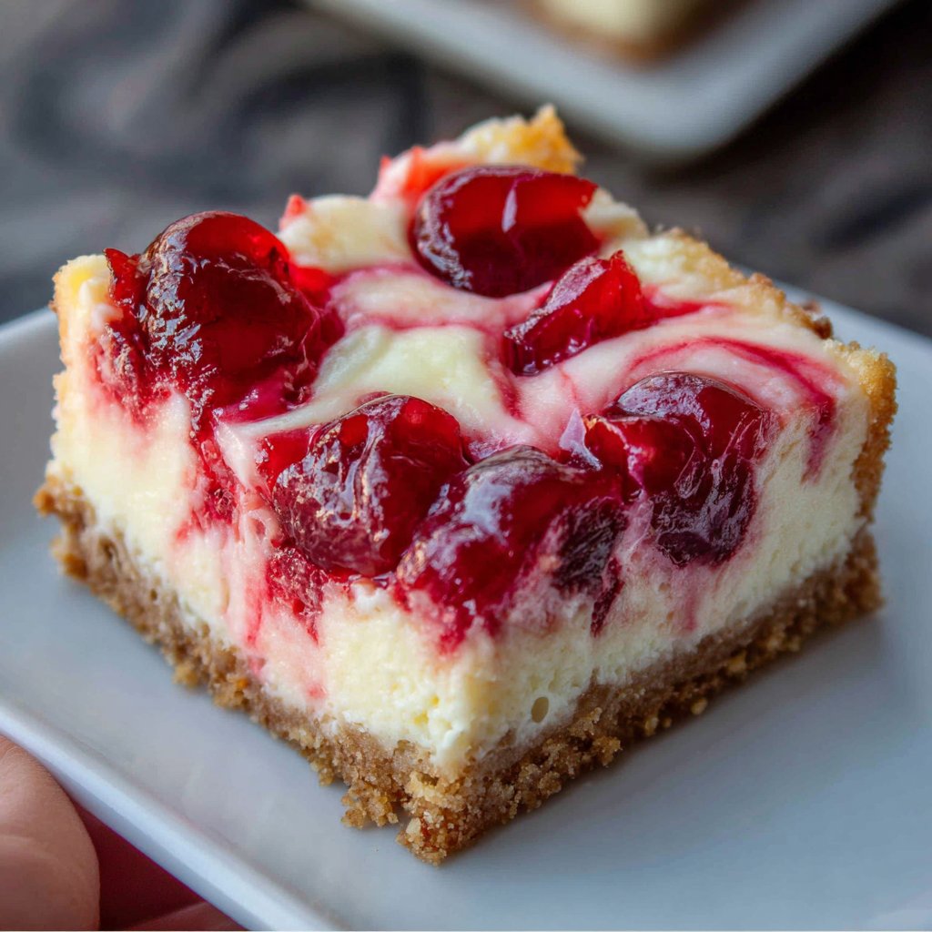 Cherry Cheesecake Bars
