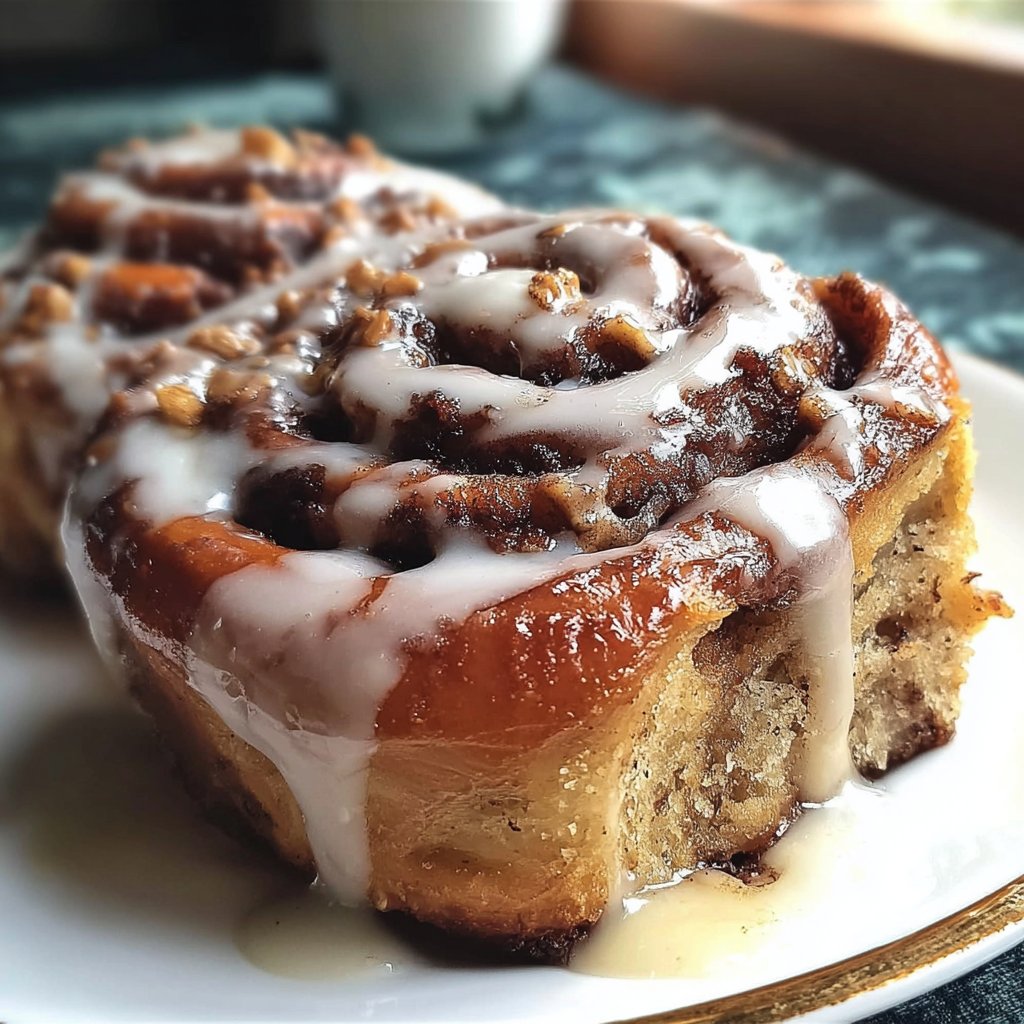 Banana Bread Cinnamon Rolls