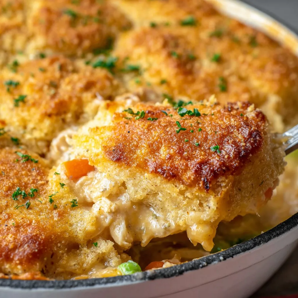 Chicken Cobbler Casserole