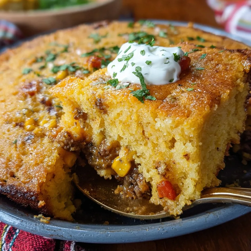 Cowboy Cornbread Casserole