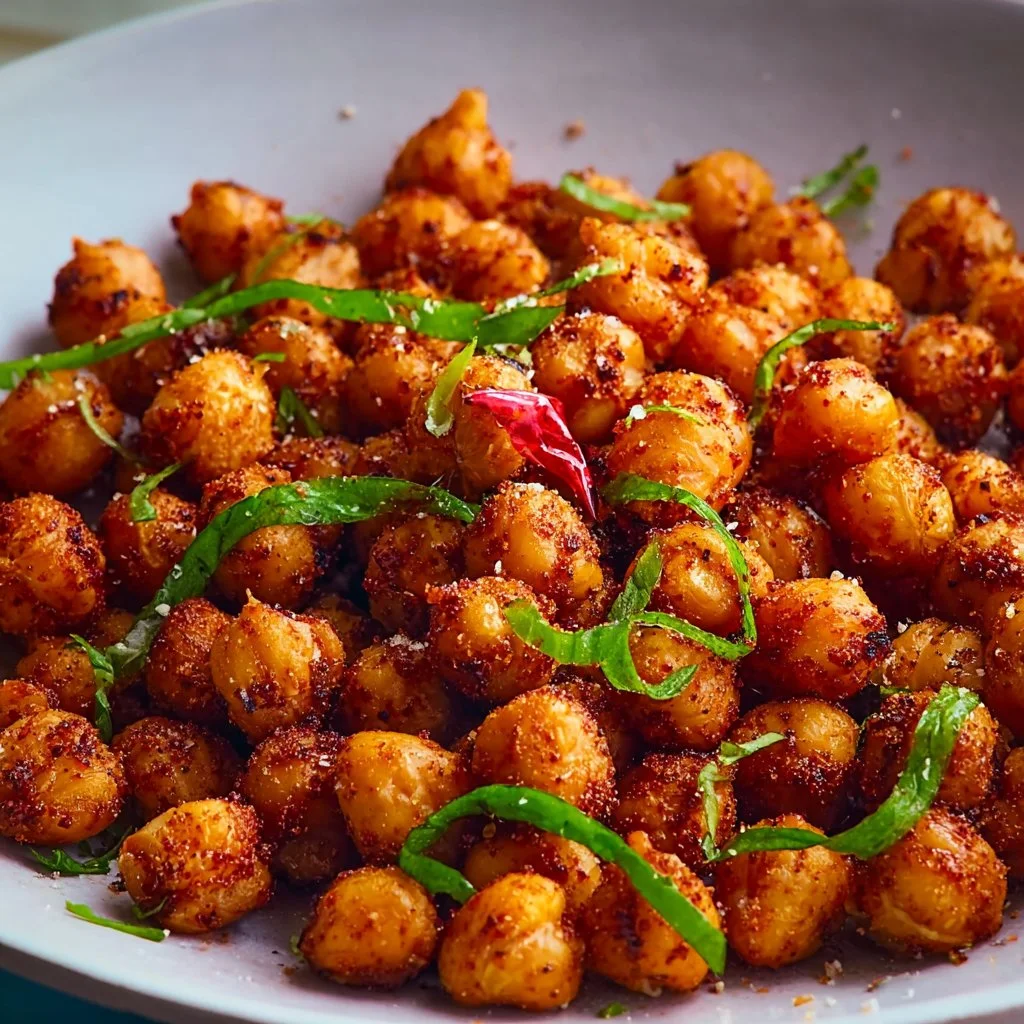 Air Fryer Crunchy Chili-Spiced Chickpeas: My Irresistible Snack Story Air Fryer Crunchy Chili-Spiced Chickpeas
