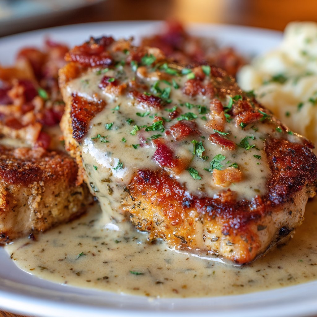 Country Fried Pork Chops with Bacon Gravy: My Go-To Comfort Food Country Fried Pork Chops with Bacon Gravy