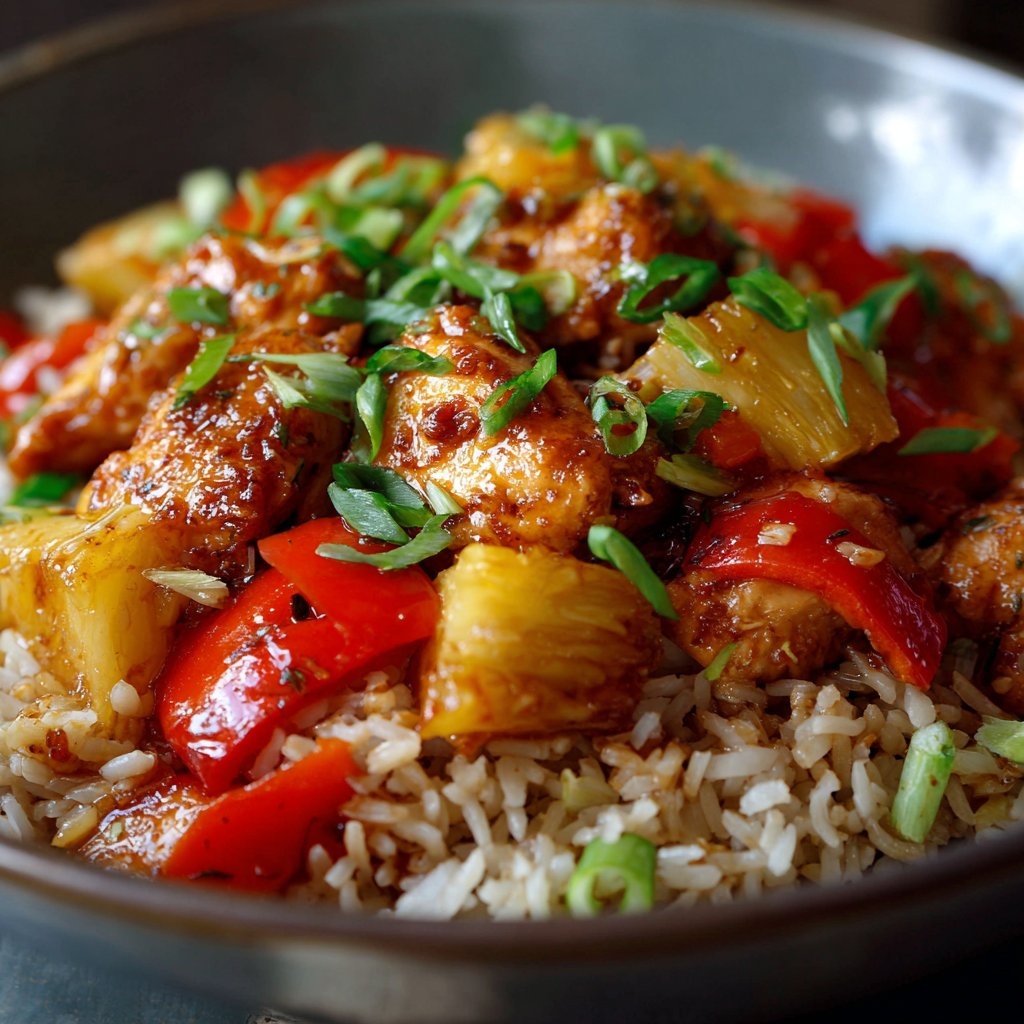 Pineapple Chicken and Rice