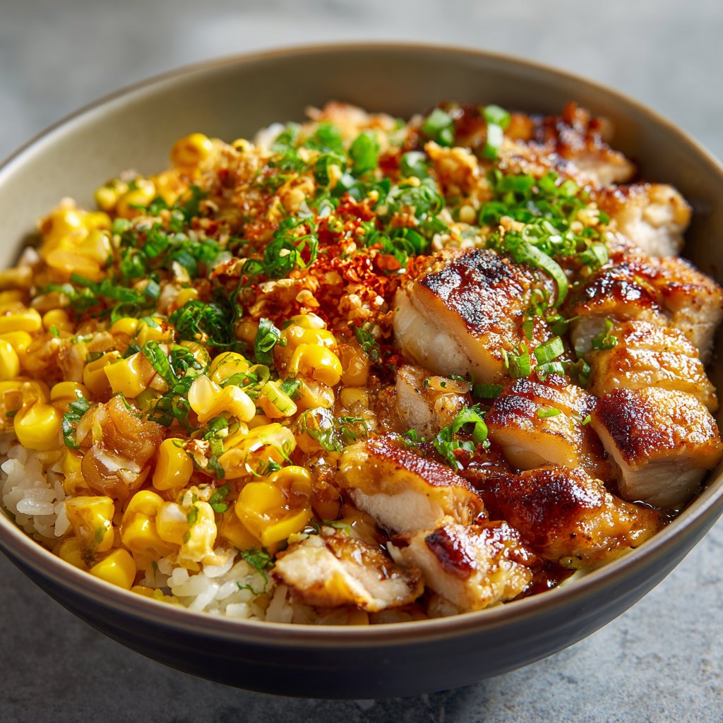 Street Corn Chicken Rice Bowl Recipe