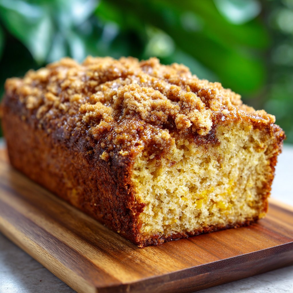 Mango Banana Bread with Streusel
