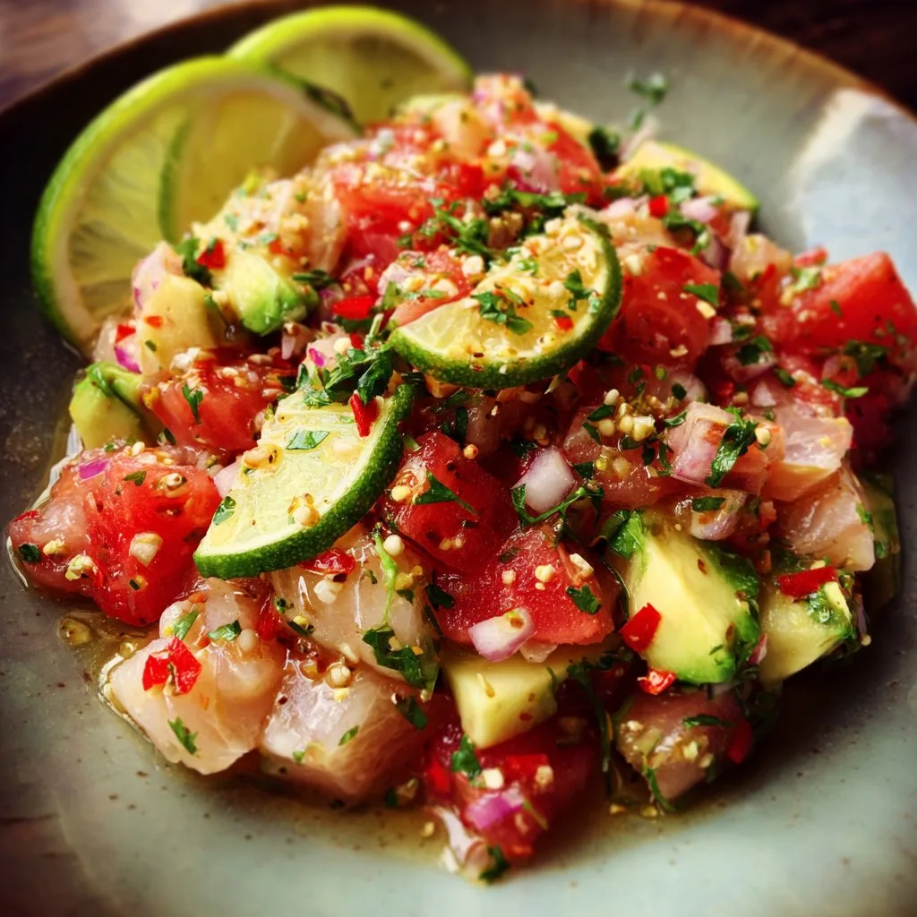 Mahi‑Mahi & Watermelon Ceviche: Fresh, Bright, & Fun Recipe Mahi‑Mahi & Watermelon Ceviche