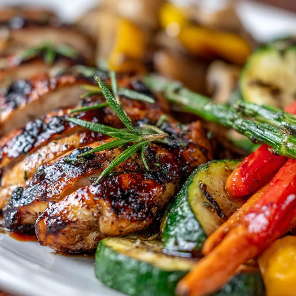 Honey‑Balsamic Grilled Chicken & Veggies: My Go-To Summer Supper Honey‑Balsamic Grilled Chicken & Veggies
