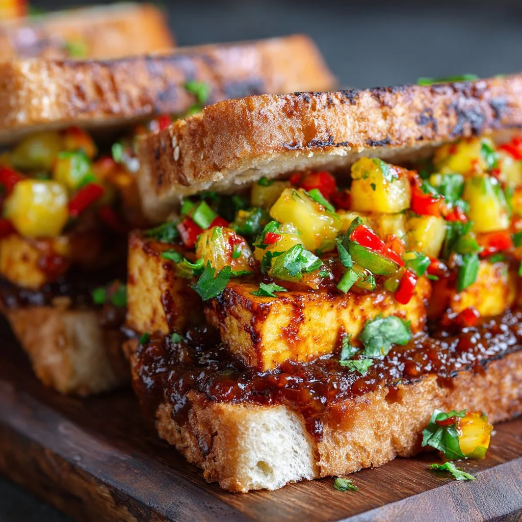 Barbecue Tofu Sandwiches with Pineapple Relish: My Real-World Guide Barbecue Tofu Sandwiches with Pineapple Relish
