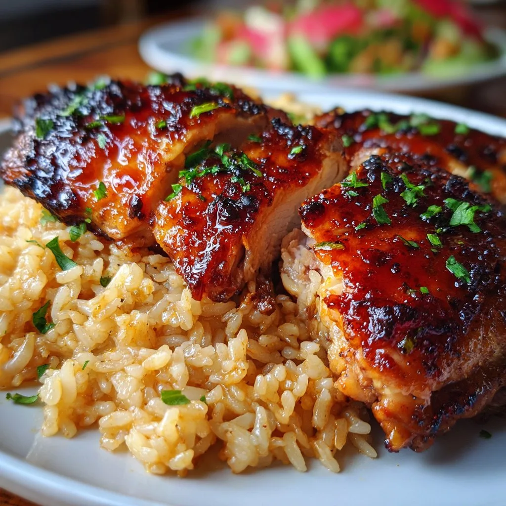 One-Pan Bold Honey BBQ Chicken Rice: My Comfort Dinner Fix One-Pan Bold Honey BBQ Chicken Rice