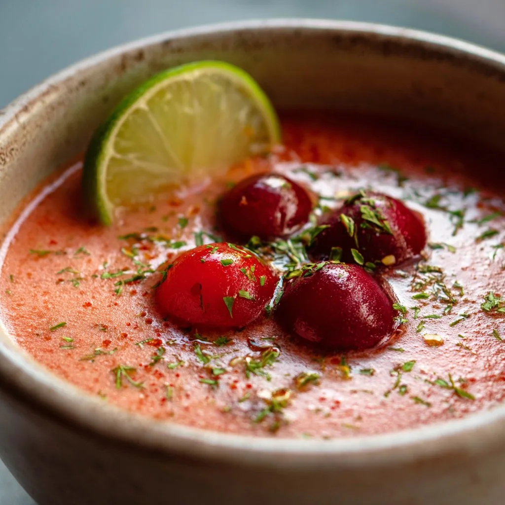 Cherry Gazpacho Recipe: My Favorite Twist on Summer Soup Cherry Gazpacho