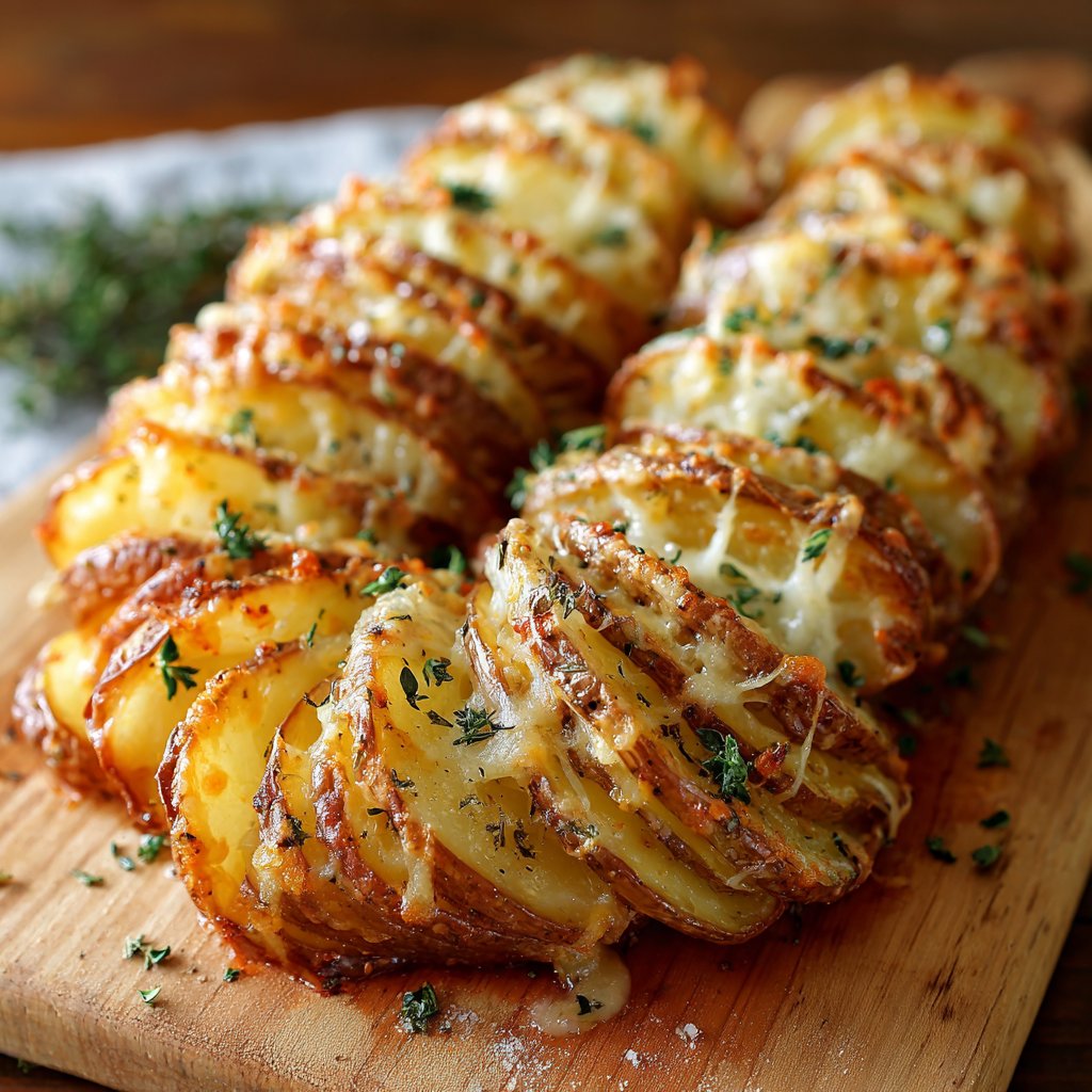 Roasted Potato Slices with Cheese: My Go-To Cozy Side Roasted potato slices with cheese