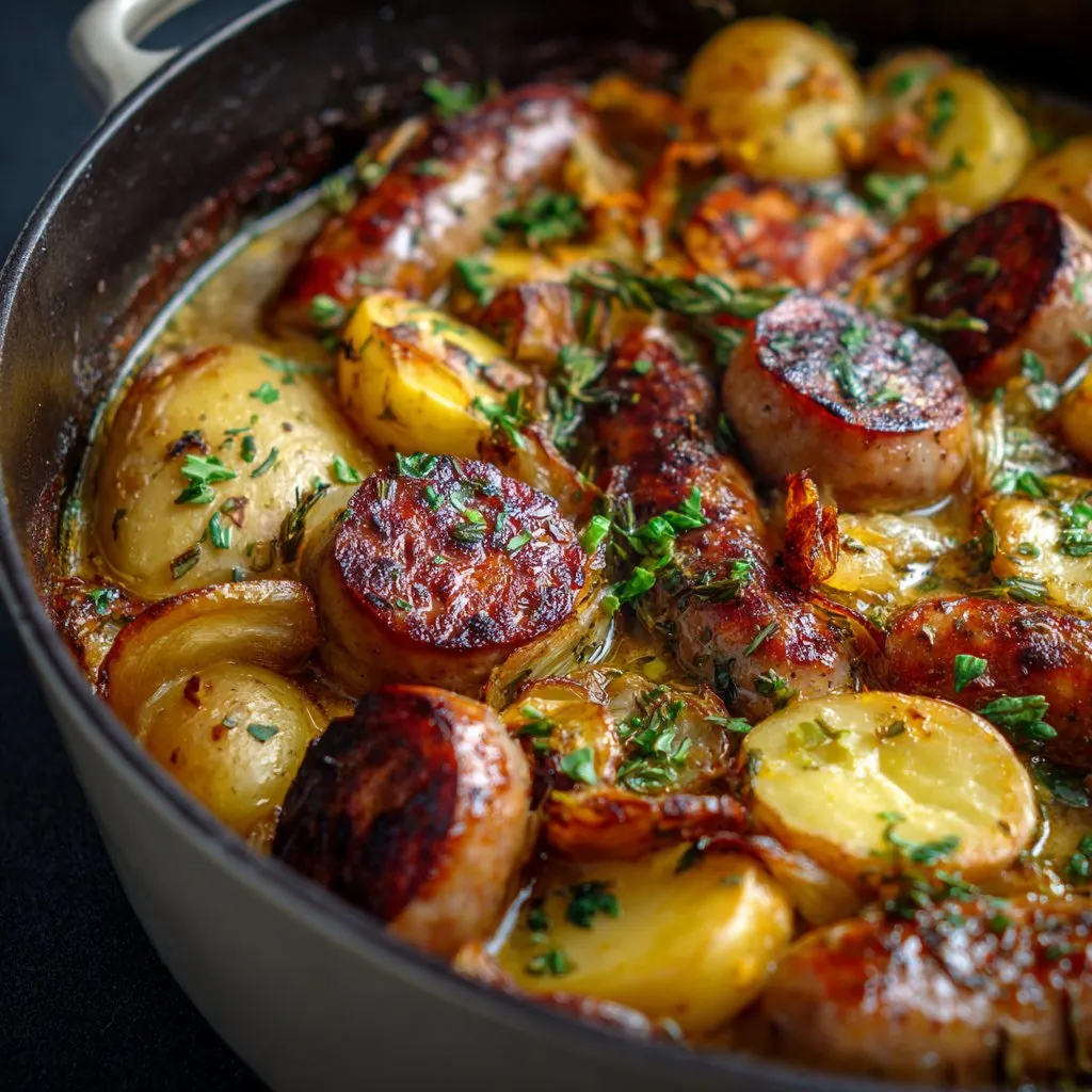 Rustic Dublin Coddle with Sausage and Potatoes – My Cozy Recipe Guide 𝐑𝐮𝐬𝐭𝐢𝐜 𝐃𝐮𝐛𝐥𝐢𝐧 𝐂𝐨𝐝𝐝𝐥𝐞 𝐰𝐢𝐭𝐡 𝐒𝐚𝐮𝐬𝐚𝐠𝐞 𝐚𝐧𝐝 𝐏𝐨𝐭𝐚𝐭𝐨𝐞𝐬