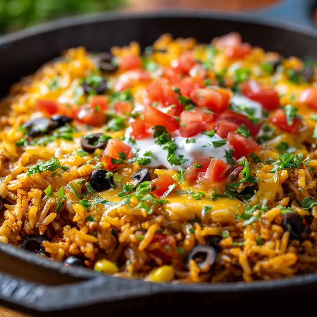 One Pot Mexican Rice Casserole: My Go-To Family Dinner Recipe One Pot Mexican Rice Casserole