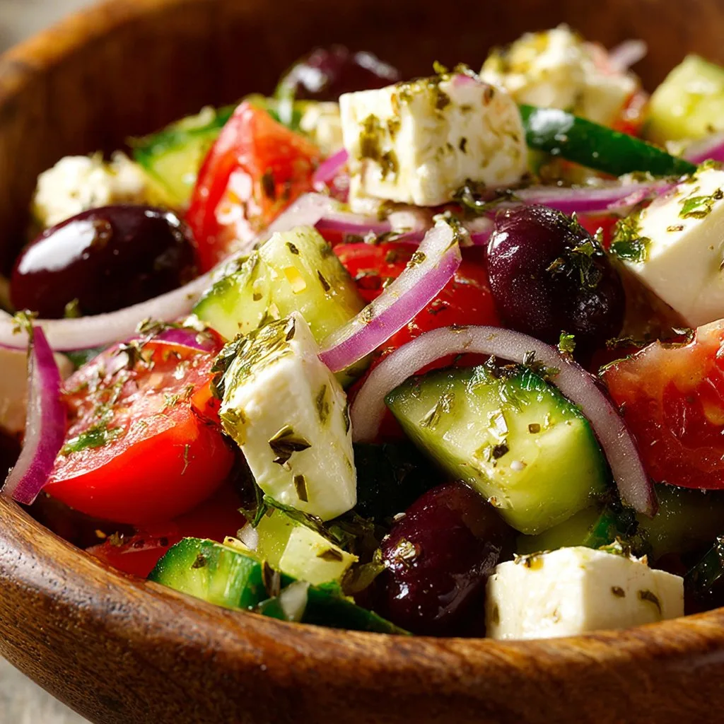 Greek Salad Recipe: My Go-To Fresh and Tangy Favorite Greek Salad