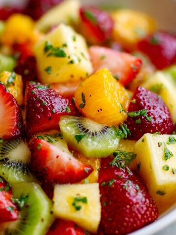 Tropical Fruit Salad with Honey Lime Glaze: My Family's Go-To Summer Treat