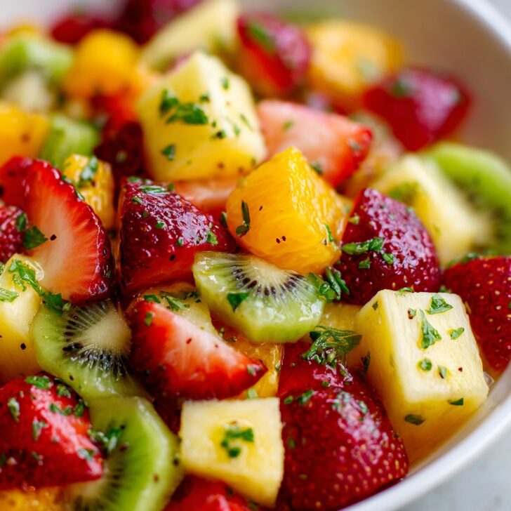 Tropical Fruit Salad with Honey Lime Glaze: My Family's Go-To Summer Treat