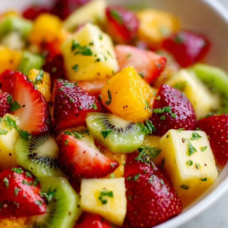 Tropical Fruit Salad with Honey Lime Glaze: My Family's Go-To Summer Treat