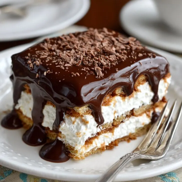 No-Bake Chocolate Eclair Cake: My Go-To Lazy Day Treat