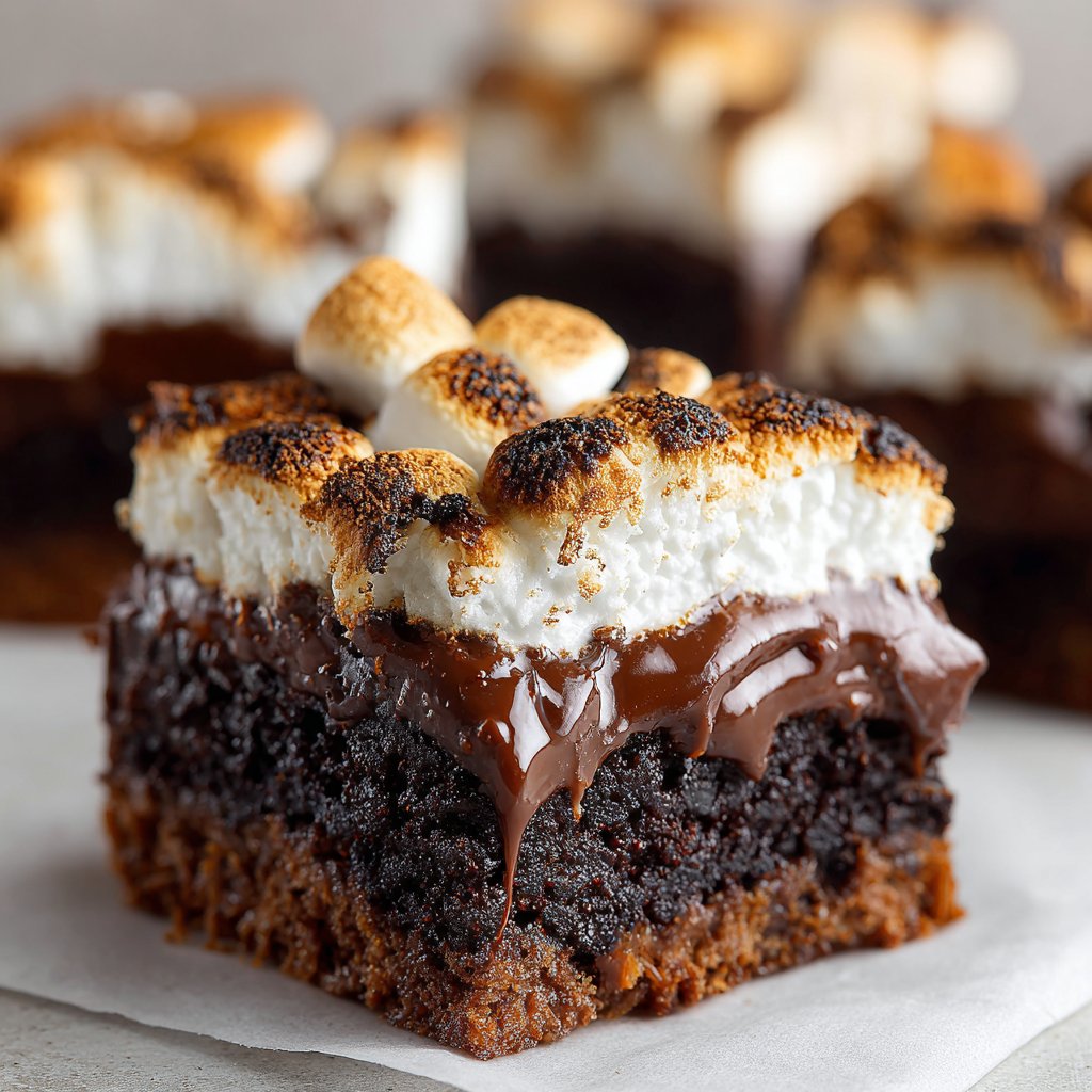 S’mores Brownie Bars