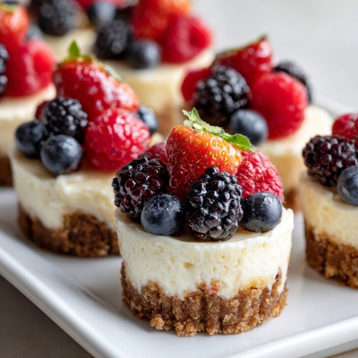 Mini Cheesecake Bites with Summer Fruits: My Go-To Summer Treat