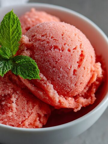 Strawberry Basil Sorbet Recipe: Summer’s Coolest Homemade Treat