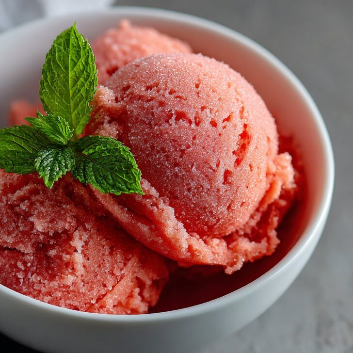 Strawberry Basil Sorbet Recipe: Summer’s Coolest Homemade Treat